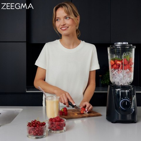 Blender Szklany Kielichowy 1,5L 1000W/1829W 5 Prędkości, Kruszenie Lodu