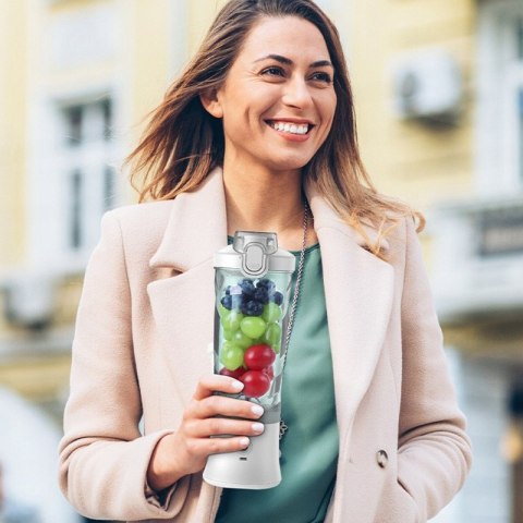 Blender Turystyczny Bezprzewodowy 600 Ml Usb 4000Mah Kielichowy Smoothie