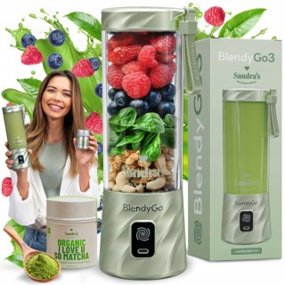 Blendygo 3 Sandra Kubicka - Bezprzewodowy Usb Blender Blendpro + Matcha