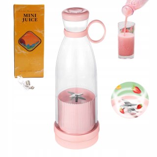 Mini Blender Przenośna 420Ml Usb 1200Mah 40W 1800Rpm Sokowirówka Premium