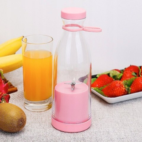 Mini Blender Przenośna 420Ml Usb 1200Mah 40W 1800Rpm Sokowirówka Premium