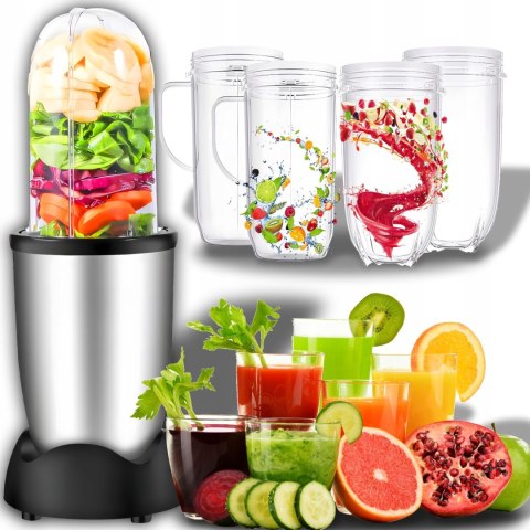 Robot Kuchenny Blender 250W 2 Kubki 470Ml - Kompaktowy I Wielofunkcyjny