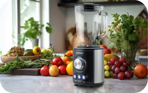 Blender Berdsen 800W, 1,5L Szklany - 3 Tryby: Smoothie/Ice Crush/Pulse