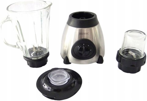 Blender Kielichowy 800W Royalty Line 1,5L Szklany Dżbanek, Młynek Do Kawy