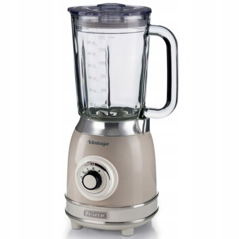Blender Kielichowy Ariete Vintage 1000W Szklany Kubek 4 Prędkości Mixer