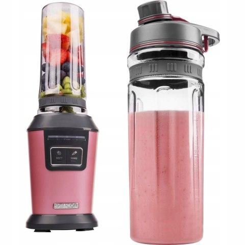 Blender Kielichowy Sencor 800W Z Próżniową Pokrywką I Sportowymi Butelkami