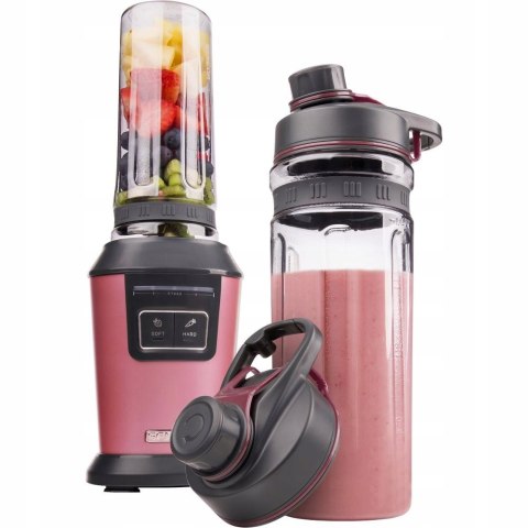 Blender Kielichowy Sencor 800W Z Próżniową Pokrywką I Sportowymi Butelkami