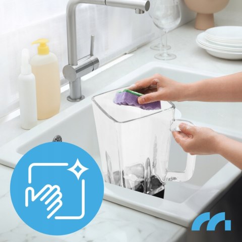 Blender Maltec Bl1800w Z Dużym Kielichem 1,6L, Młynkiem I 2 Butelkami