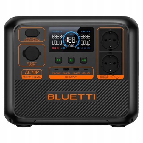 Bluetti Ac70p Model 97Av-Ekkc5