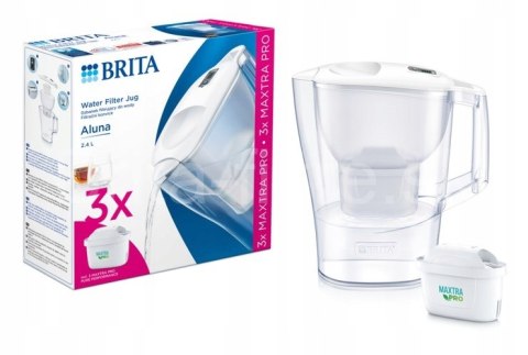 Br.I.Ta. Aluna Dzbanek Filtrujący 2,4L + Filtr Maxtra Pro Pure Performance