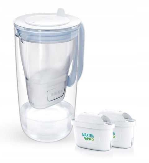 Brita Glass Dzbanek Filtrujący 2,5L Szklany + Filtr Pro Pure Performance