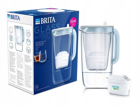 Brita Glass Szkłany Dzbanek Filtrujący 2,5L - Filtr Maxtra Pro Pure Czysta