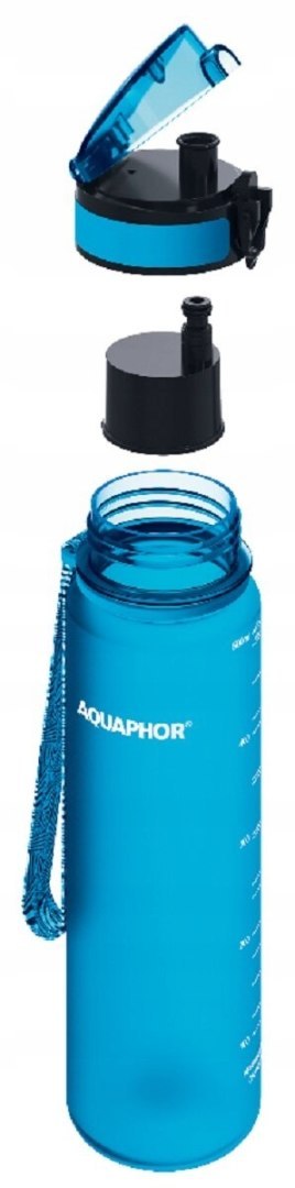 Butelka Filtrująca Aquaphor City Niebieska 500Ml, Eko, Do Lodówki/Zmywarki