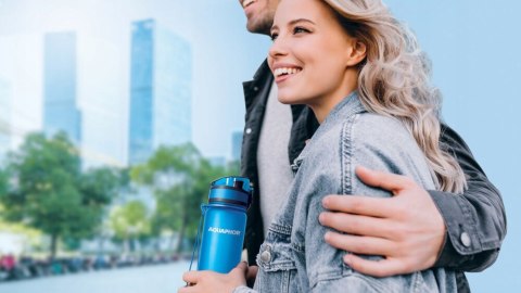 Butelka Filtrująca Aquaphor City Niebieska 500Ml, Eko, Do Lodówki/Zmywarki