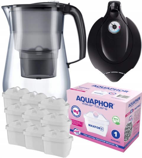 Dzbanek Aquaphor Onyx 4,2L 9 Filtrów Maxfor+Mg 200L Filtracji, Bez Bpa