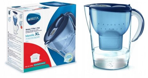 Dzbanek Filtrowy Brita Marella Xl 3,5L Bez Wkładu Maxtra Z Elektr. Wskaźnik