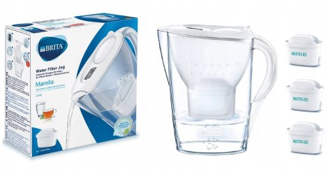 Dzbanek Filtrujący Brita Marella 2,4L 3 Wkłady Maxtra Pro - Woda Pitna