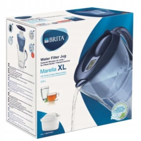 Dzbanek Filtrujący Brita Marella Xl 3,5L Maxtra+Pro 2L Filtrowania Zmywarka