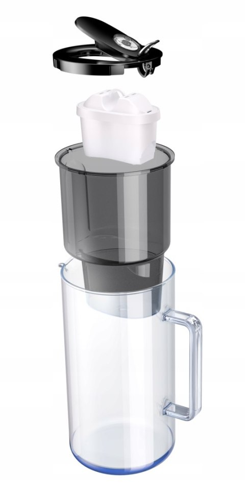 Dzbanek Filtrujący Szklany Aquaphor Glass Czarny 2,5L Filtr Maxfor Plus Mg