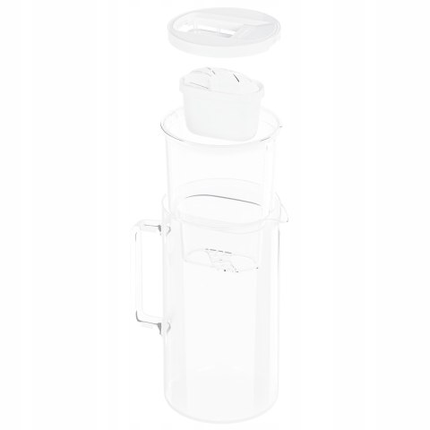 Dzbanek Szklany Wessper D2 3L Borosilicate Z Wyjmowym Filtrem Aquamax