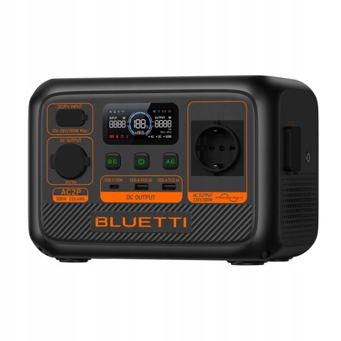 Przenosna Stacja Bluetti Ac2p 300W/230Wh 600W Szczyt Z Turboładowaniem 270W