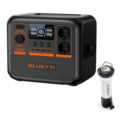 Przenośna Stacja Zasilania Bluetti Ac70p 864Wh 1000W/2000W Boost Do Podróży
