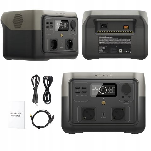 Przenośna Stacja Zasilania Ecoflow River 2 Max 512 Wh 500W X-Boost 60Min