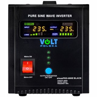Przetwornica Awaryjna 12V/230V Sinusowa Z Wyświetlaczem Led, Do Pieca I Co
