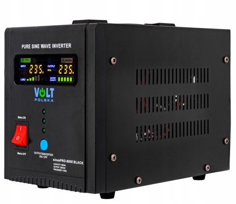 Przetwornica Awaryjna 12V/230V Sinusowa Z Wyświetlaczem Led, Do Pieca I Co