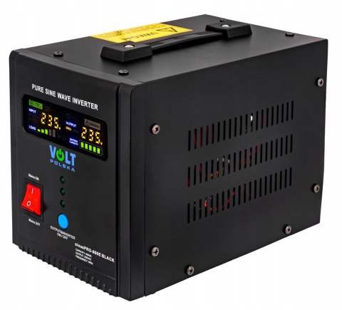 Przetwornica Awaryjna 12V/230V Sinusowa Z Wyświetlaczem Led, Do Pieca I Co