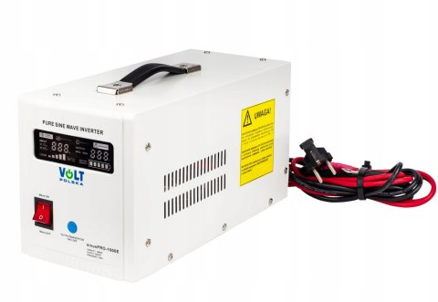 Przetwornica Czysty Sinus 1000W 12V Ups Awaryjne Zasilanie Pieca & Pomp Co