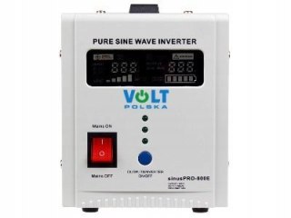 Przetwornica Volt Sinuspro-800E 12V 500/800W Z Prostownikiem I Ups Nowa