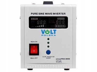 Przetwornica Volt Sinuspro-800E 12V 500/800W Z Prostownikiem I Ups Nowa