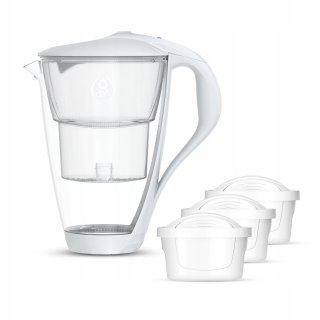 Szklany Dzbanek Dafi Crystal Led 2L + 3 Wkłady Unimax Czysta Woda Filtracja