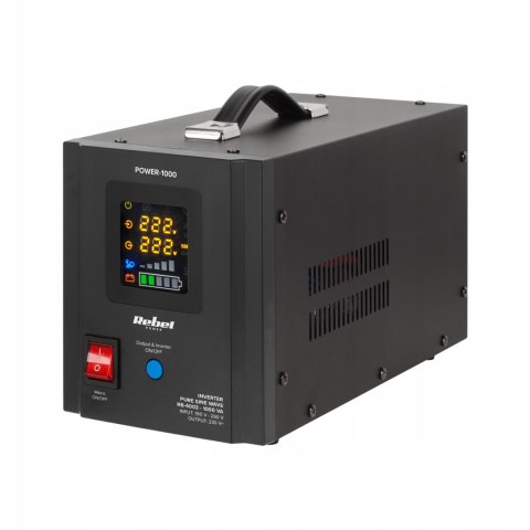 Zasilacz Awaryjny Rebel Power-1000 700W 230V Czysta Sinusoida Stała Faza