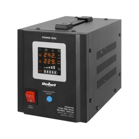 Zasilacz Awaryjny Rebel Power-1000 700W 230V Czysta Sinusoida Stała Faza