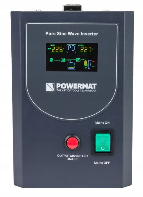 Zasilacz Awaryjny Ups 500Va 400W Lcd Czysta Sinusoida, Lin. Interaktywny