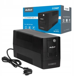 Zasilacz Awaryjny Ups Rebel 1000 Nanopower 1000Va/600W 230V 12V9ah, Szybki