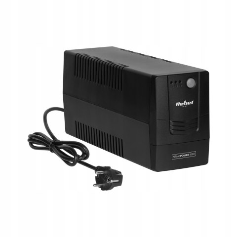 Zasilacz Awaryjny Ups Rebel 1000 Nanopower 1000Va/600W 230V 12V9ah, Szybki