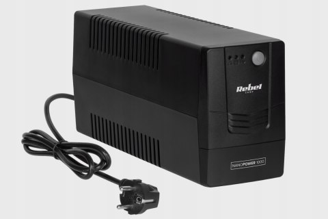 Zasilacz Awaryjny Ups Rebel 1000 Nanopower 1000Va/600W 230V 12V9ah, Szybki