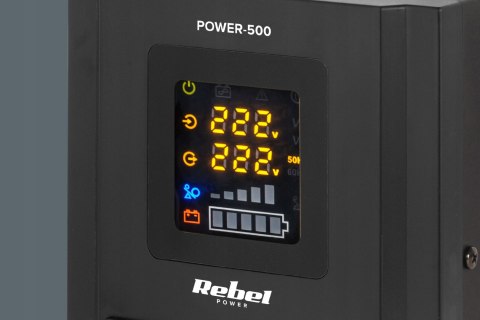 Zasilacz Awaryjny Ups Rebel Power 500 300W Czysta Sinusoida 12V/230V