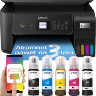 Drukarka 3W1 Epson Ecotank L3280 Wifi Lcd - Oszczędność Do 90% Atramentu