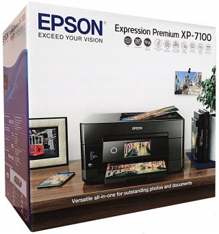 Drukarka 3W1 Epson Xp-7100: Atramentowa, Wifi, Dwustronna, Adf, Dotykowy