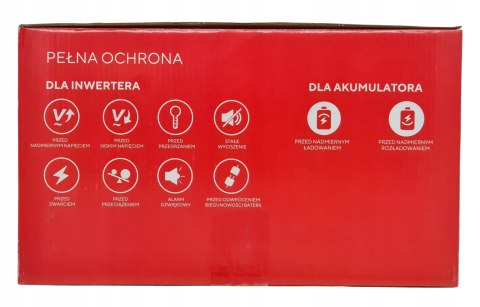 Inerge Ups 800Va/480W Czysta Sinusoida 3 Tryby Ładowania Avr Wyciszenie