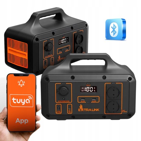 Przenośna Stacja Zasilania 510.6Wh Extralink Eps-S500s Usb, Ac, Dc, Usbc Pd
