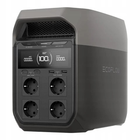 Przenośna Stacja Zasilania Ecoflow Delta 3 1024Wh 1800W Z Lampką Led
