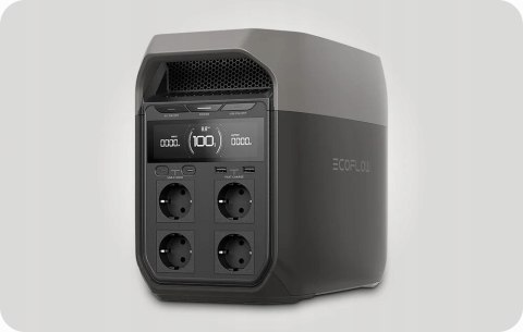 Przenośna Stacja Zasilania Ecoflow Delta 3 1024Wh 1800W Z Lampką Led