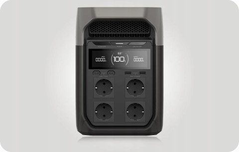 Przenośna Stacja Zasilania Ecoflow Delta 3 1024Wh 1800W Z Lampką Led