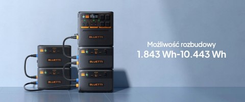 Stacja zasilania BLUETTI AC240P, 1843 Wh, 2400 W, obudowa IP65