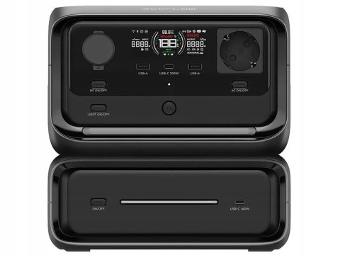 Stacja Zasilania Ecoflow River 3 Max 572Wh, 600W X-Boost, Tech. Gan, Ups